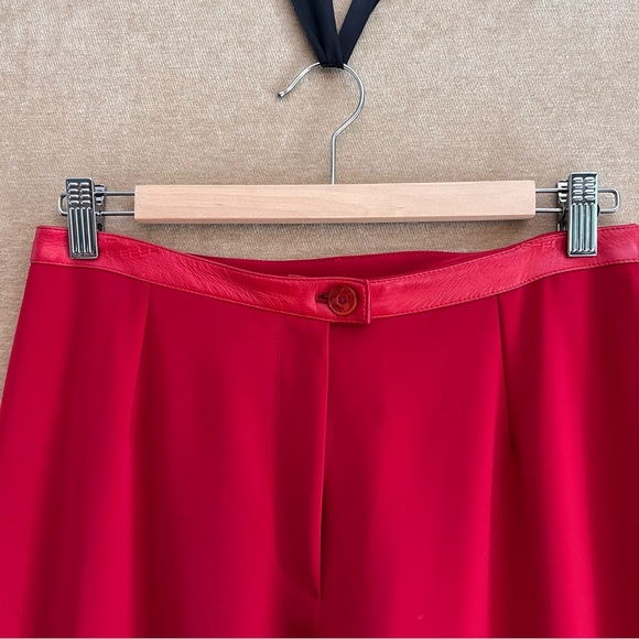 MANIGANCE Leather Waist Trousers - Picture 6 of 16